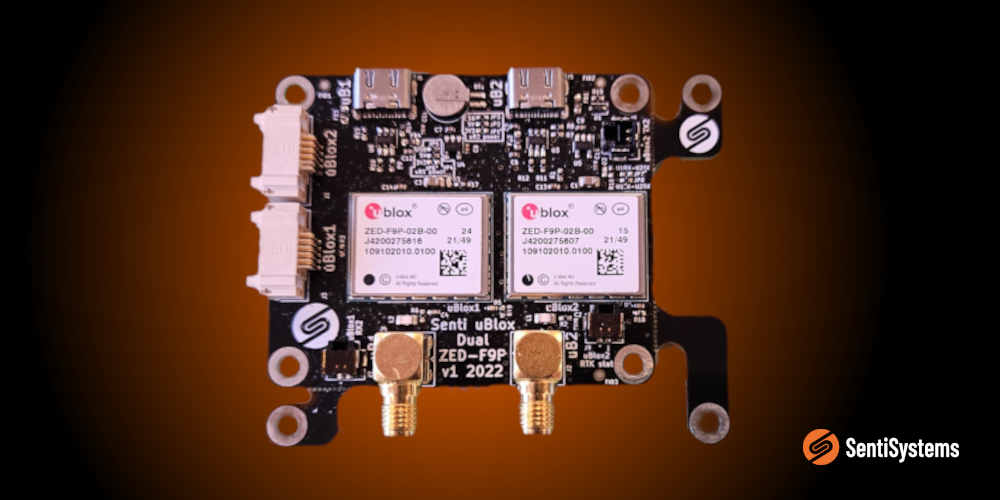 Dual GNSS Receiver Breakout Board